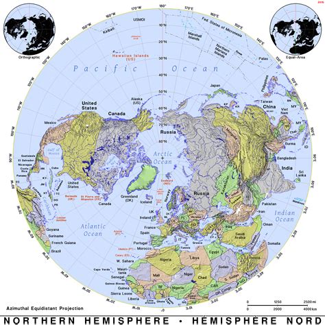 Challenges of implementing MAP Map Of The Northern Hemisphere
